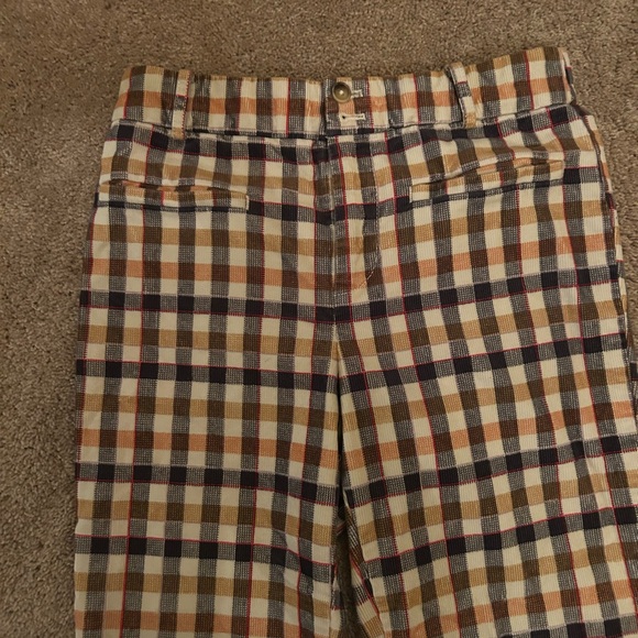Plaid Women's Pants Anthropologie - Picture 6 of 8
